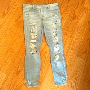 Light Blue Ripped Jeans